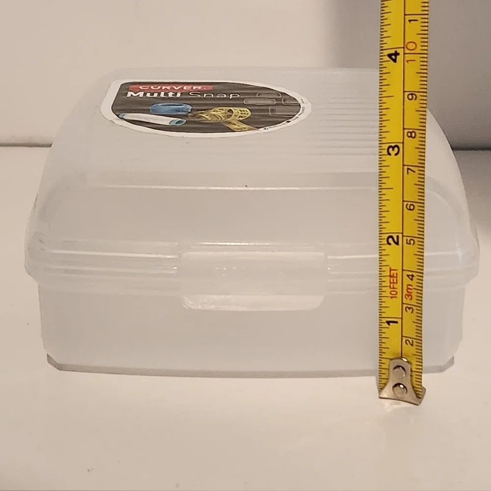 5” The Container Store Curver Multi Snap Storage Conatiner